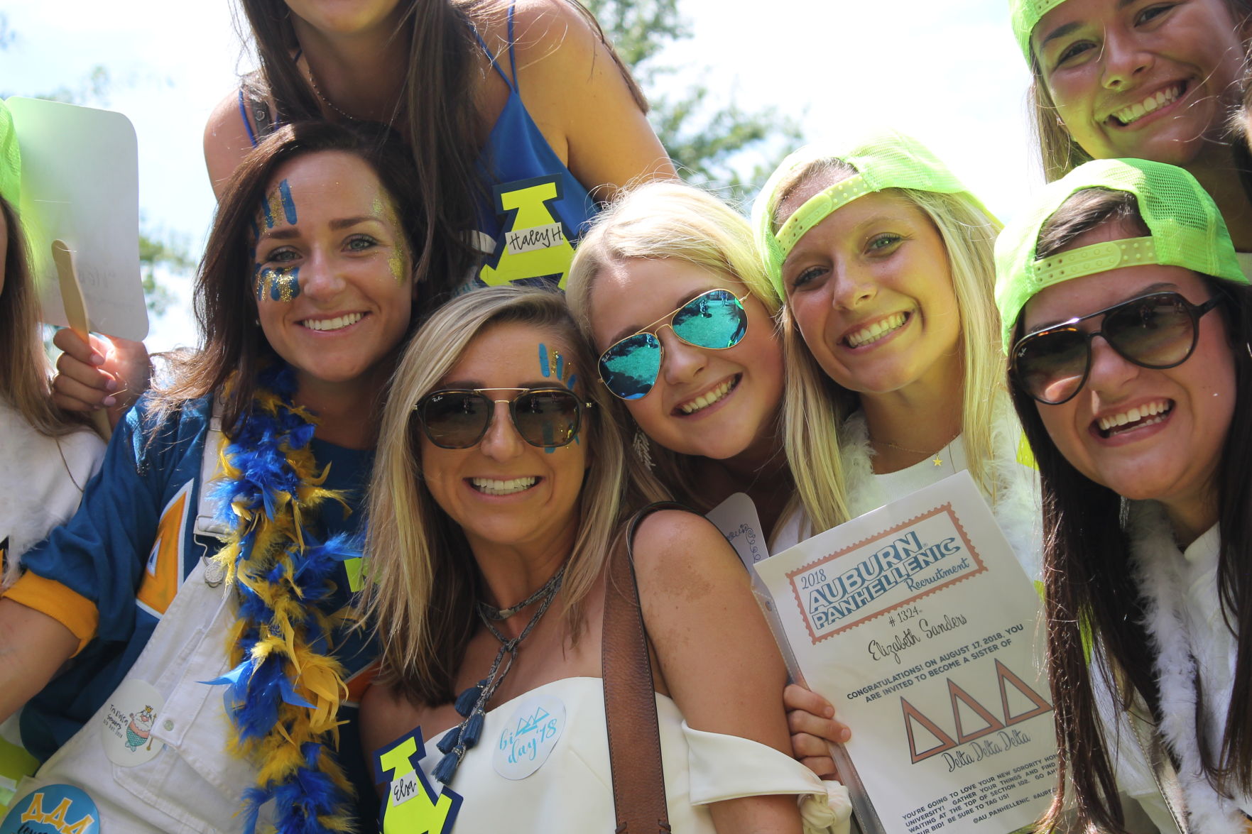Auburn University bid day 2018